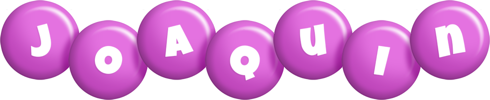 Joaquin candy-purple logo