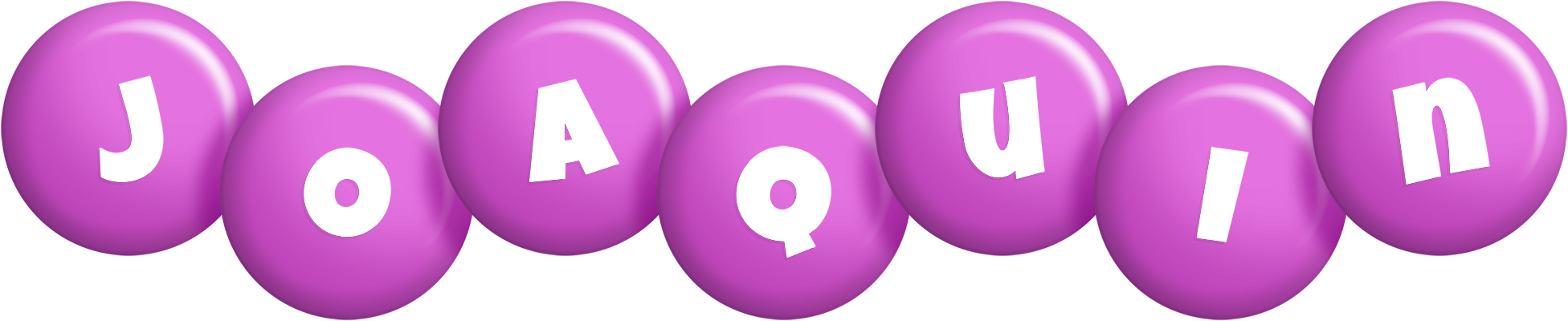 Joaquin candy-purple logo