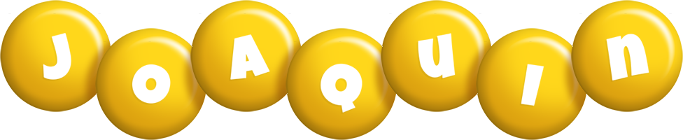 Joaquin candy-yellow logo
