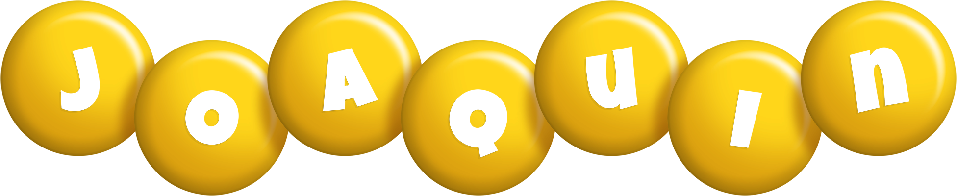 Joaquin candy-yellow logo