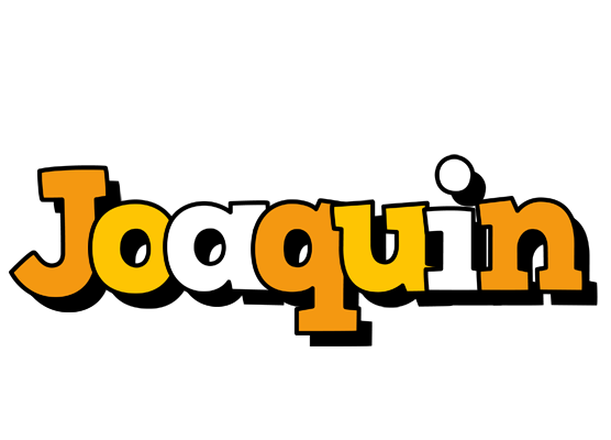 Joaquin cartoon logo