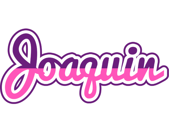 Joaquin cheerful logo