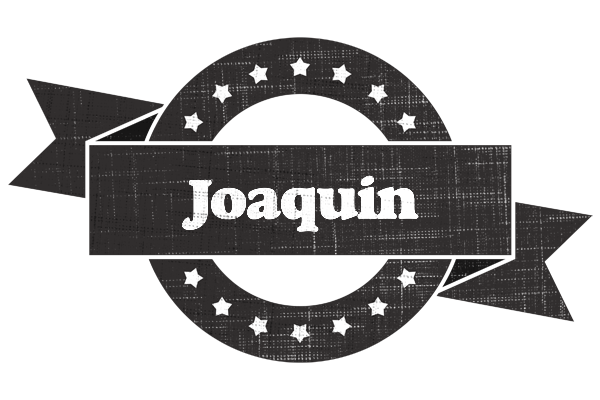 Joaquin grunge logo
