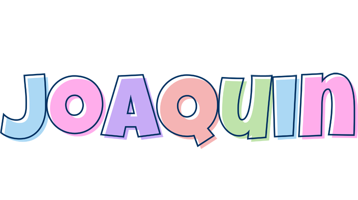 Joaquin pastel logo