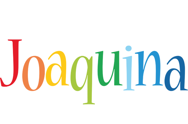 Joaquina birthday logo