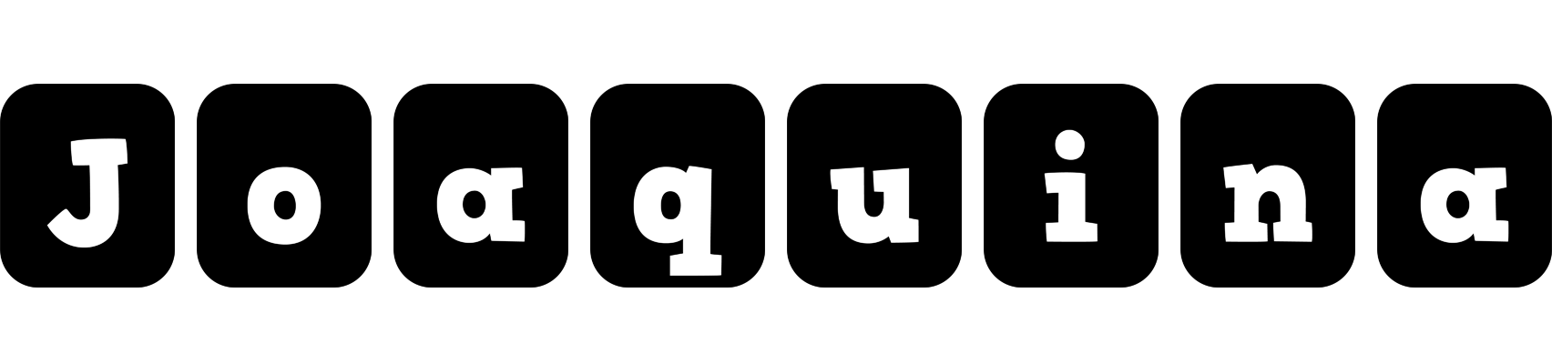 Joaquina box logo