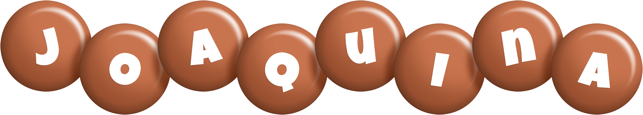 Joaquina candy-brown logo