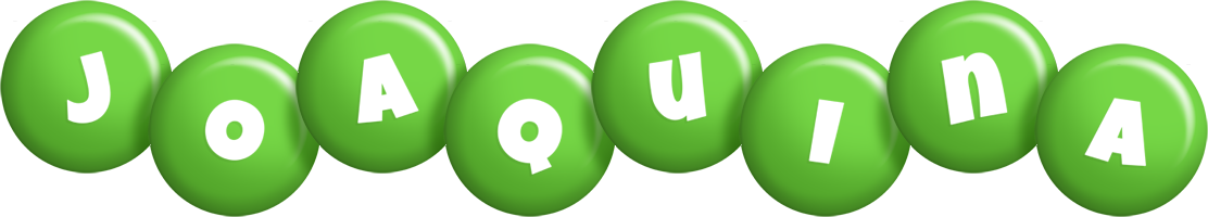 Joaquina candy-green logo