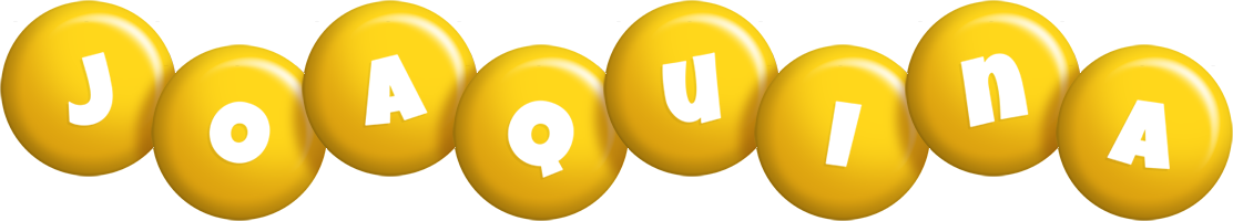 Joaquina candy-yellow logo