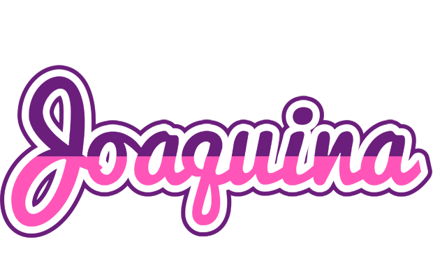 Joaquina cheerful logo