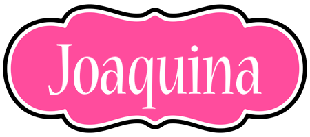 Joaquina invitation logo