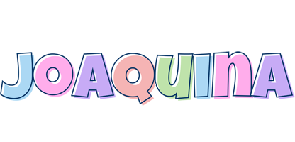 Joaquina pastel logo