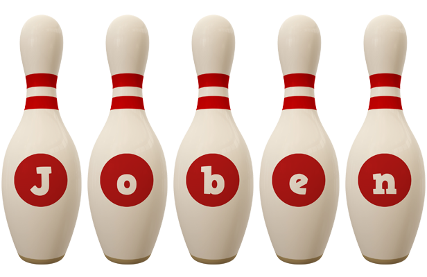 Joben bowling-pin logo