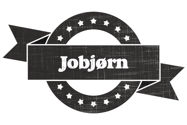 Jobjørn grunge logo
