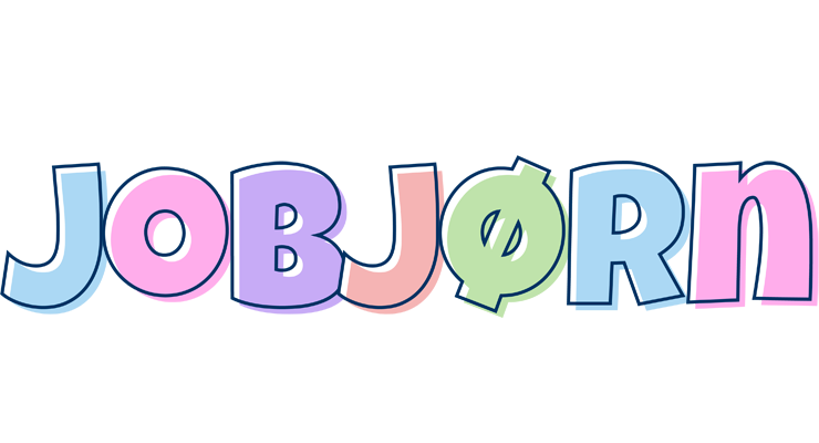 Jobjørn pastel logo