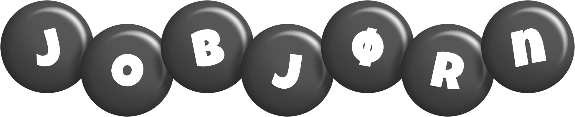 Jobjørn candy-black logo