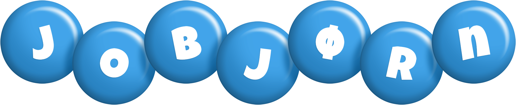 Jobjørn candy-blue logo