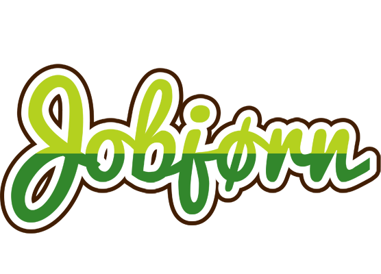 Jobjørn golfing logo