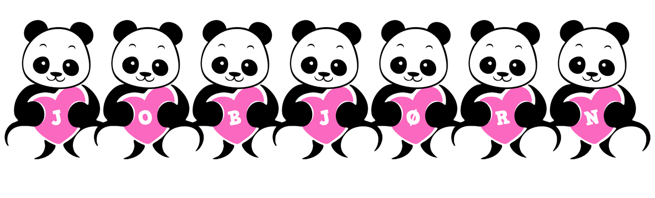 Jobjørn love-panda logo