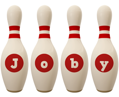 Joby bowling-pin logo