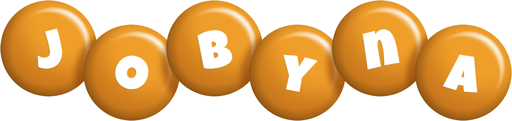 Jobyna candy-orange logo