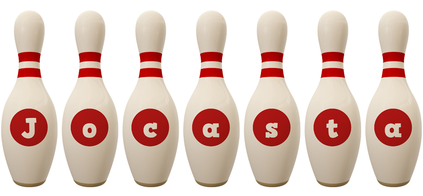 Jocasta bowling-pin logo