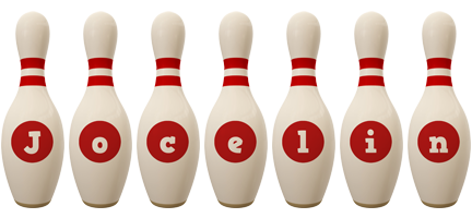 Jocelin bowling-pin logo