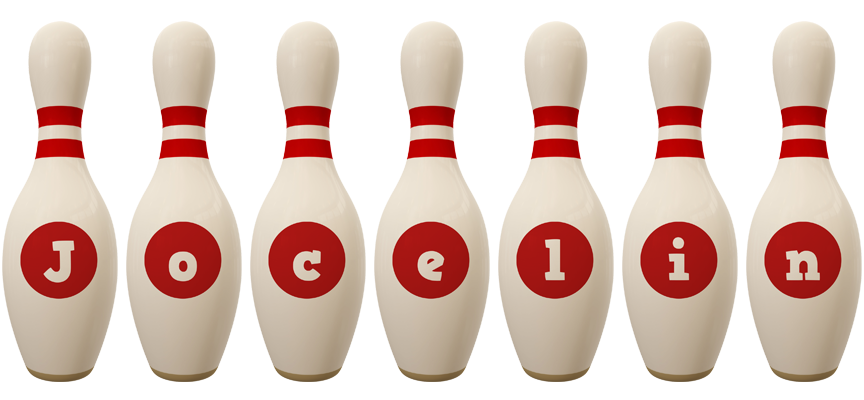 Jocelin bowling-pin logo