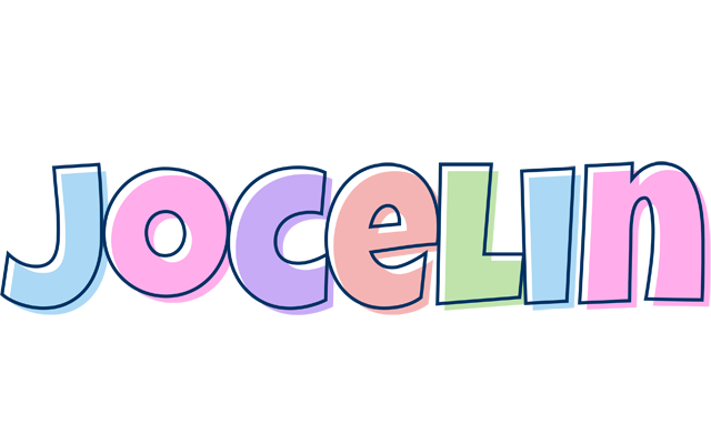Jocelin pastel logo