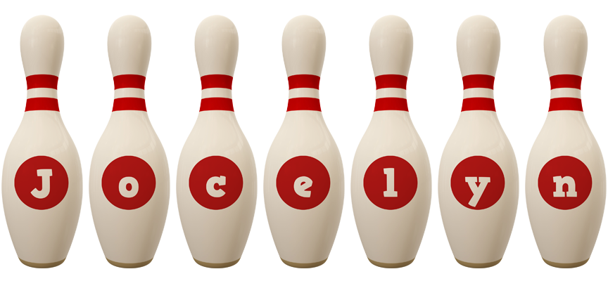 Jocelyn bowling-pin logo