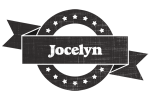 Jocelyn grunge logo