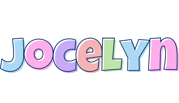 Jocelyn pastel logo