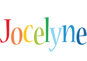 Jocelyne birthday logo