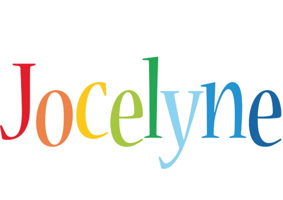Jocelyne birthday logo