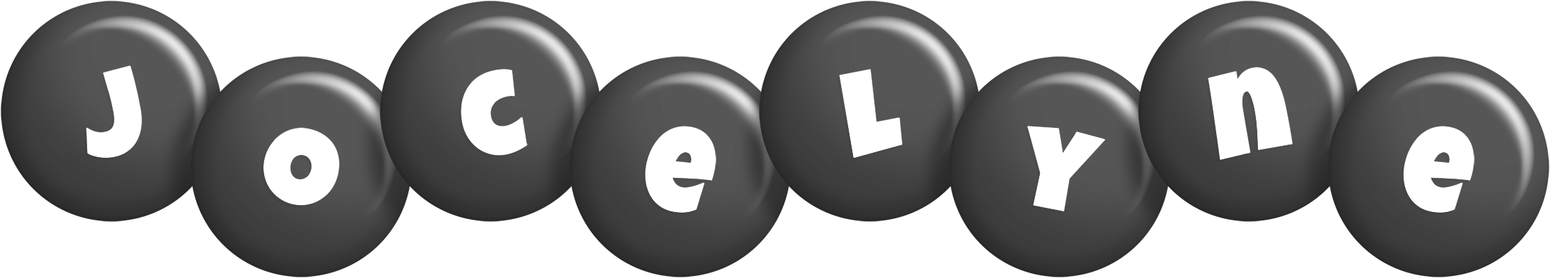 Jocelyne candy-black logo