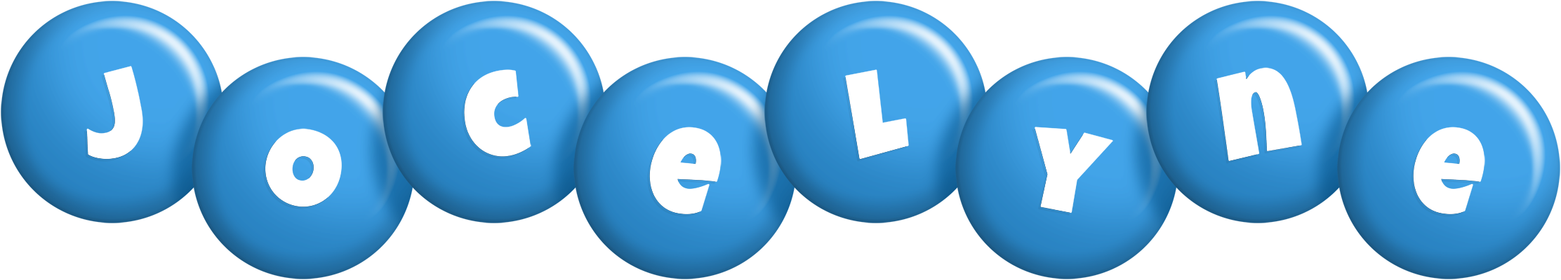 Jocelyne candy-blue logo
