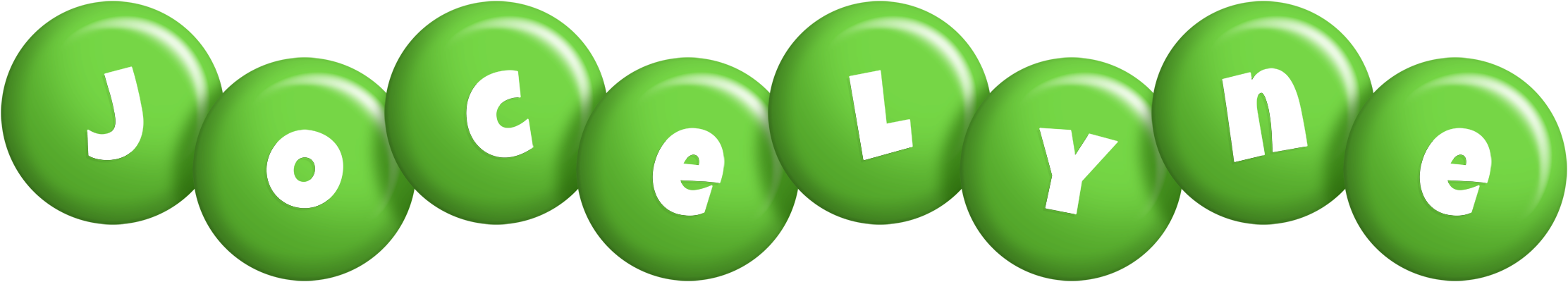 Jocelyne candy-green logo