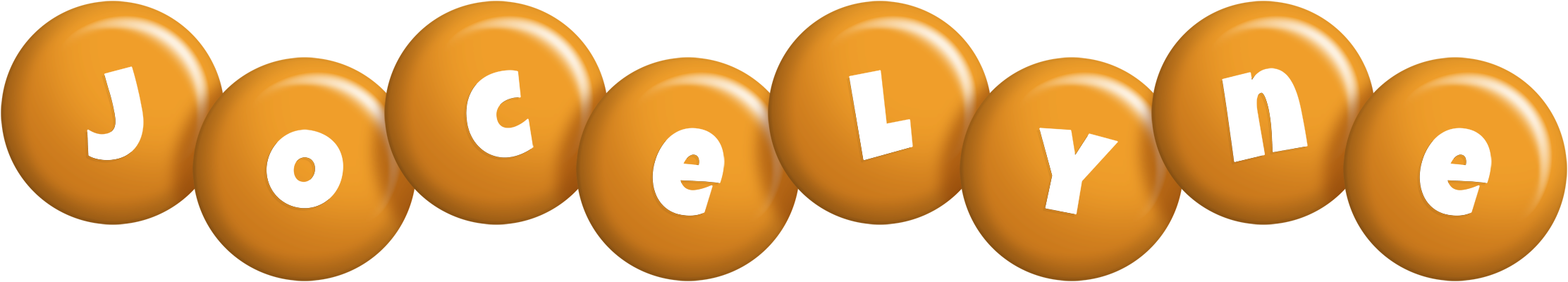 Jocelyne candy-orange logo