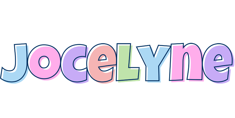 Jocelyne pastel logo