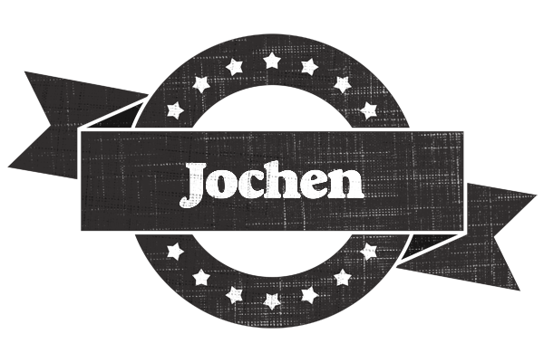 Jochen grunge logo