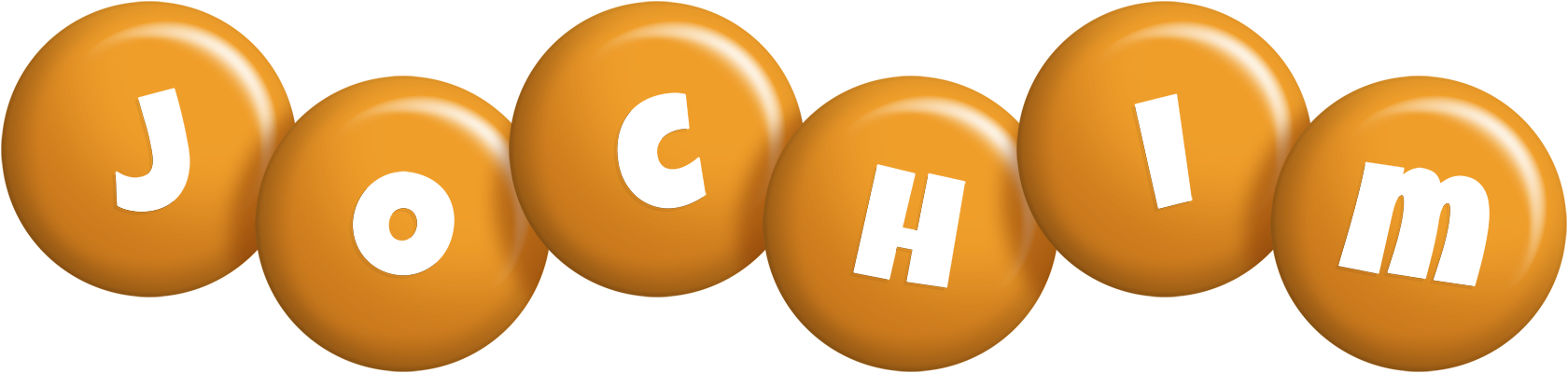 Jochim candy-orange logo