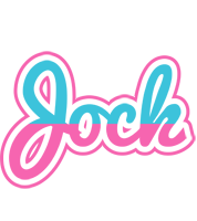 Jock woman logo