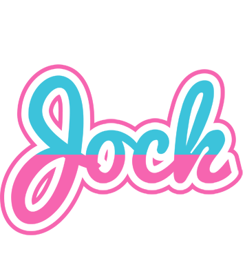 Jock woman logo