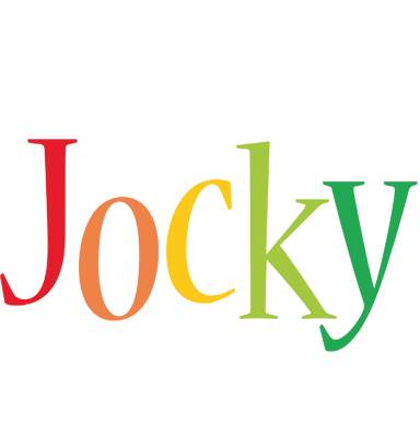 Jocky birthday logo