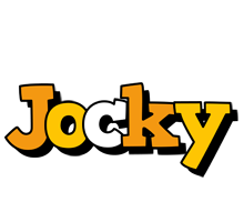 Jocky cartoon logo