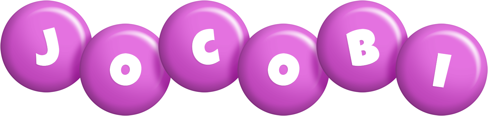 Jocobi candy-purple logo