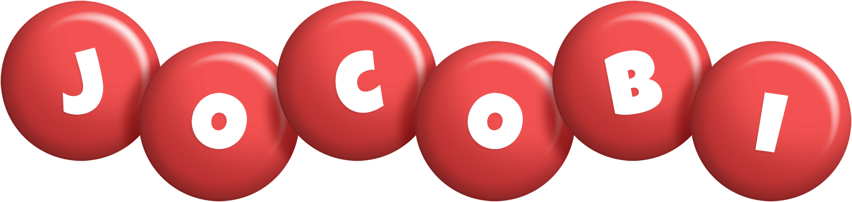 Jocobi candy-red logo