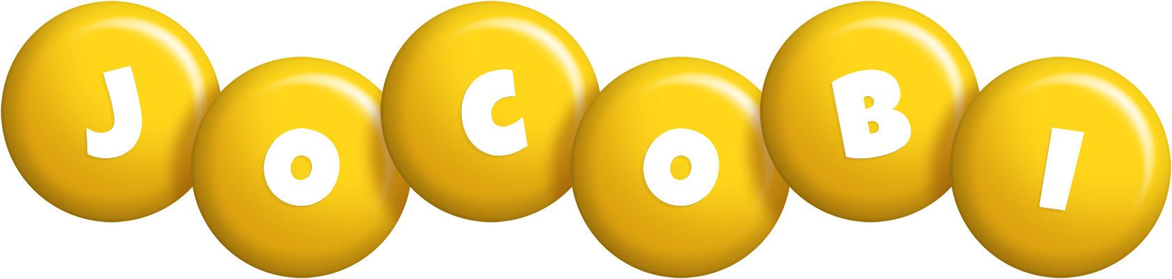 Jocobi candy-yellow logo