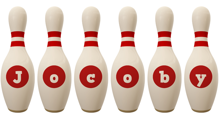 Jocoby bowling-pin logo
