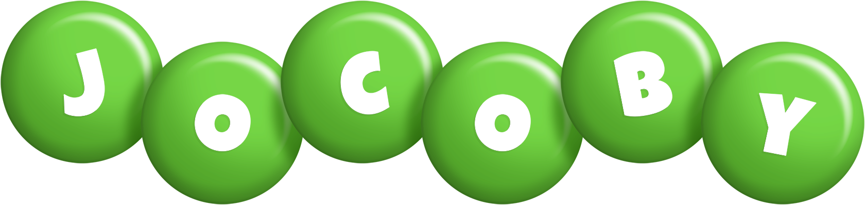 Jocoby candy-green logo